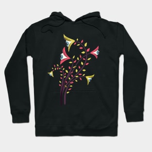 Flowers With Eyes Are Watching You Hoodie